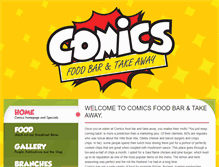 Tablet Screenshot of comicstakeaway.co.za